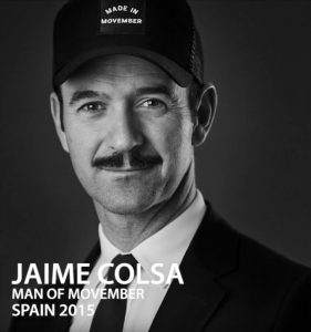 jaime colsa man of movember