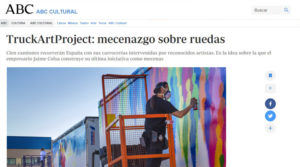mecenazgo español-Truck art project