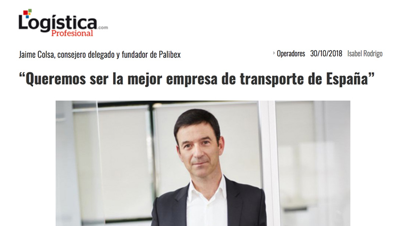 Jaime Colsa-Palibex-mejor empresa de transporte-Logística Profesional