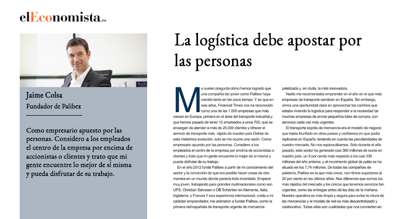 Jaime Colsa-Transporte y Movilidad-El Economista