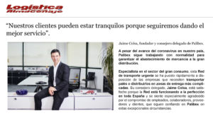 Blog Jaime Colsa - Logística y Transporte Coronavirus