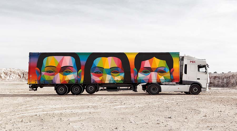 fuera de serie - truck art project - okuda